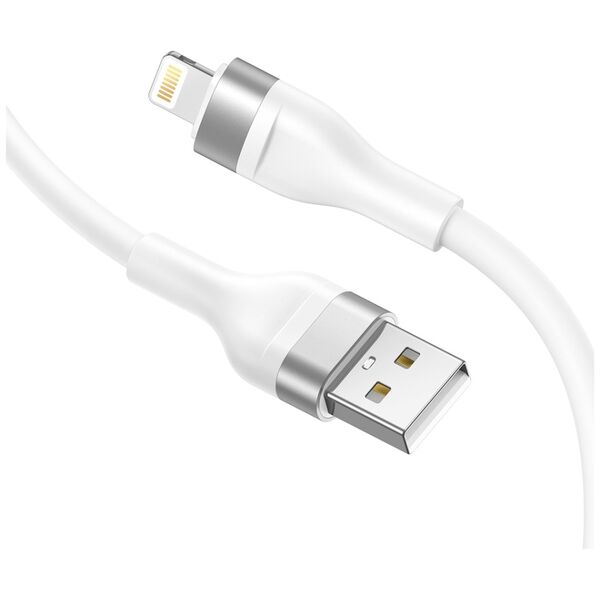 Lito Data Cable with USB Plugs, Lightning 60W, 1.2m - Lito (LD02) - White 5949419235311 έως 12 άτοκες Δόσεις