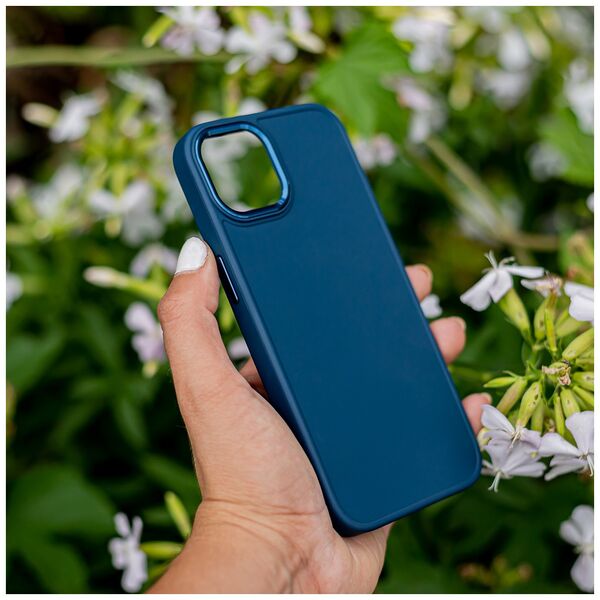 Satin case for iPhone 13 6,1&quot; dark blue 5900495028488