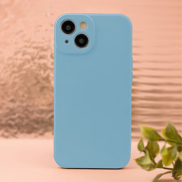 Silicon case for iPhone 15 Pro 6,1&quot; sky blue 5907457797567