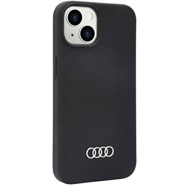 Original Case IPHONE 14 Audi Silicone Case (AU-LSRIP14-Q3/D1-BK) black 6955250225298