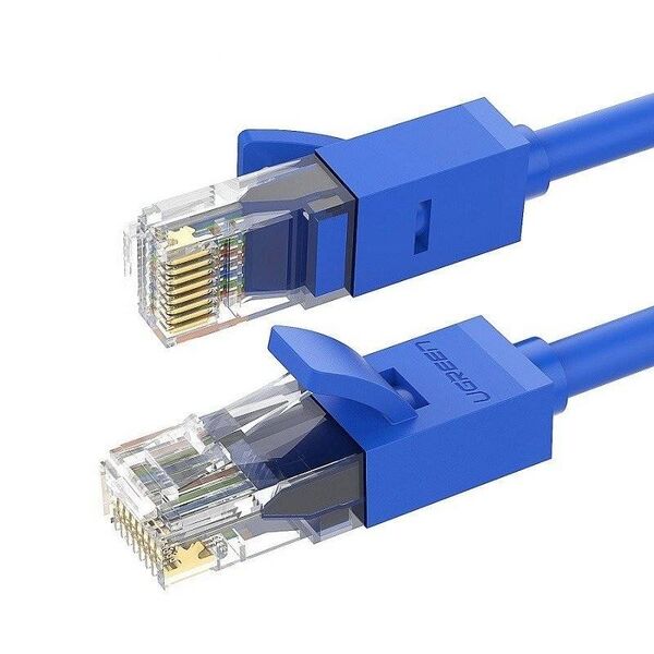 UGREEN Ethernet RJ45 Rounded Network Cable, Cat.6, UTP, 3m (Blue) 6957303882038