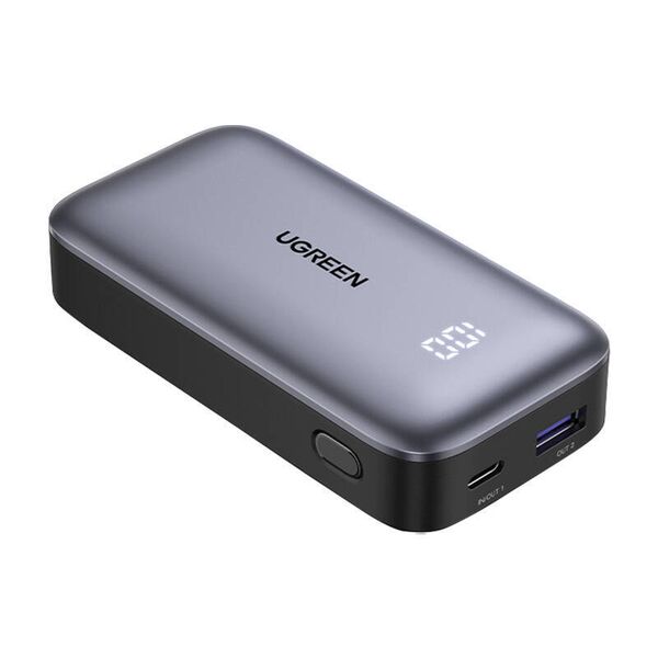 Powerbank 10000mAh 30W PD USB + USB-C UGREEN Nexode PB502 black 6941876221851