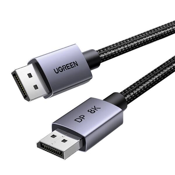 DisplayPort 1.4 cable 3m 8K 60Hz 32.4Gbps UGREEN DP120 black 6941876229062