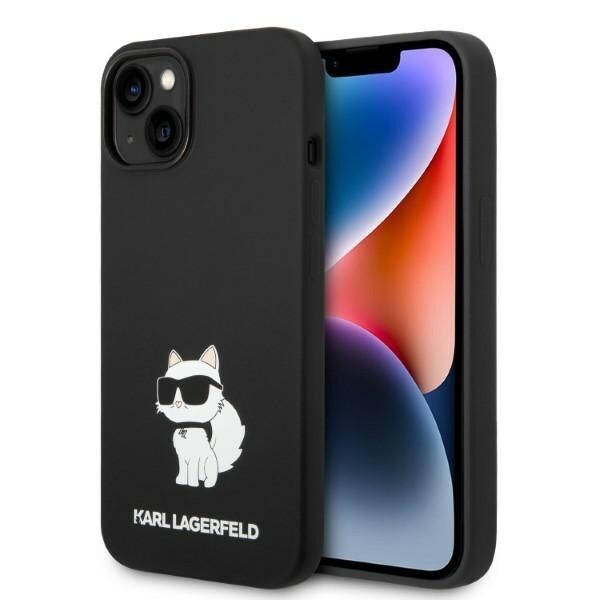 Karl Lagerfeld Silicone Choupette case for iPhone 14 Plus - black 3666339086732