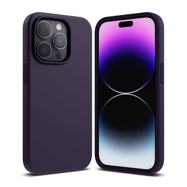 Case IPHONE 14 PRO Ringke Silicone purple 8809881268040