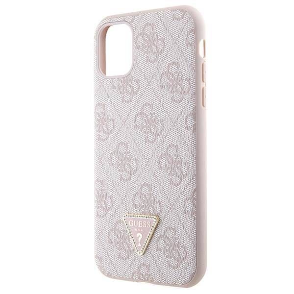 Original Case IPHONE 11 / XR Guess Hardcase Crossbody 4G Metal Logo (GUHCN61P4TDSCPP) pink 3666339147129