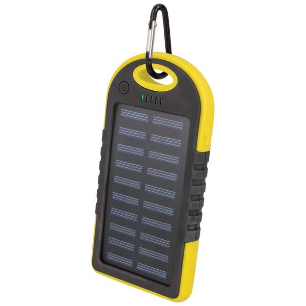 Setty solar power bank 5000 mAh yellow 5900495682086