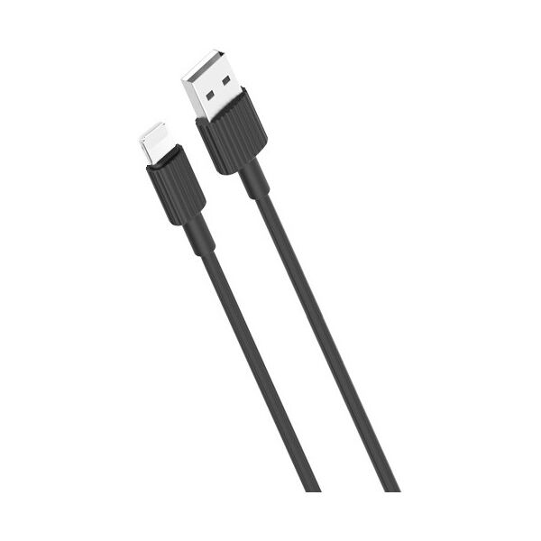 XO cable NB156 USB - Lightning 1,0 m 2,4A black 6920680871896