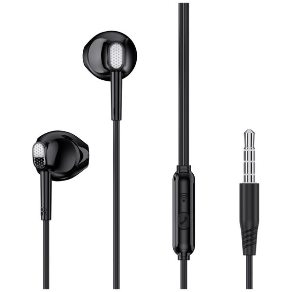 XO wired earphones EP52 jack 3,5mm black 6920680826674