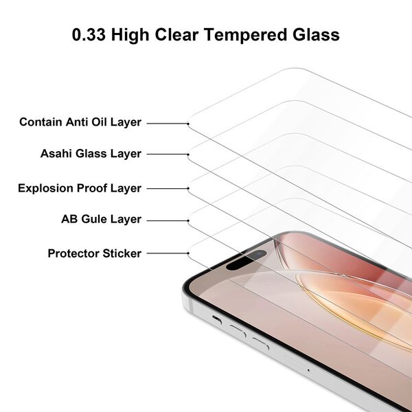 Tempered glass 2,5D Premium for Samsung Galaxy A25 5G 5907457717558