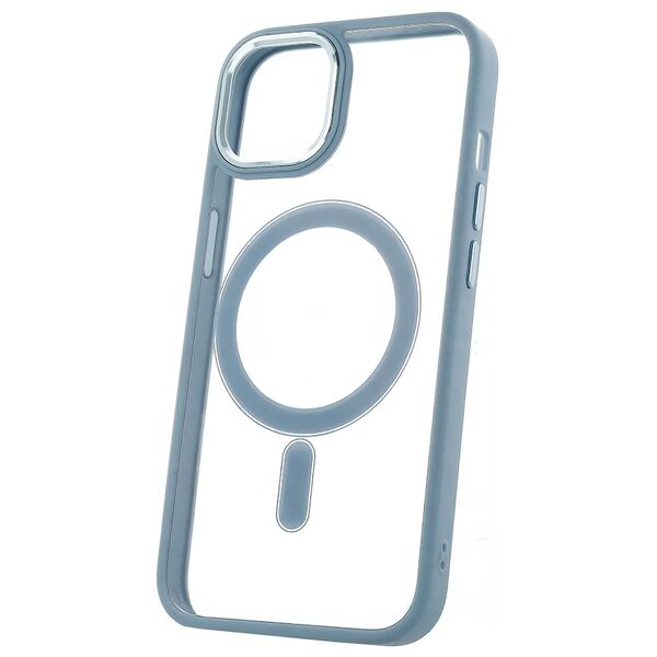 Satin Clear Mag case for iPhone 12 / 12 Pro 6,1&quot; blue 5907457714038