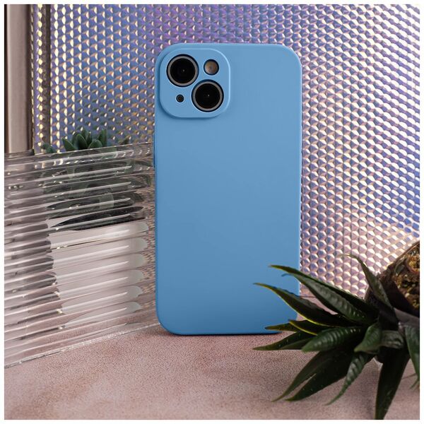 Solid Silicon case for Samsung Galaxy A54 5G light blue 5907457733411