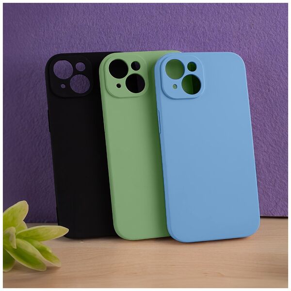 Solid Silicon case for Samsung Galaxy A15 4G / A15 5G light green 5907457733121