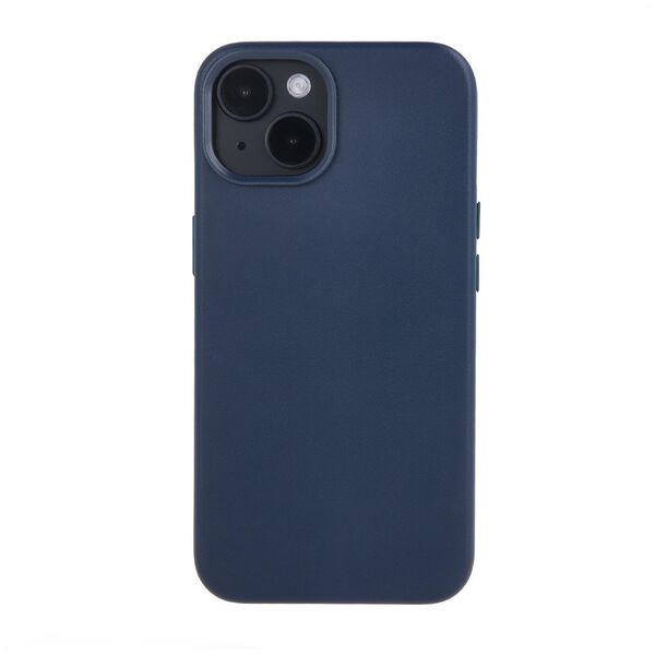 Mag Leather case for iPhone 15 Plus 6,7&quot; dark blue 5907457734470