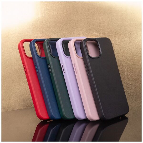 Mag Leather case for iPhone 13 Pro Max 6,7&quot; dark blue 5907457734425