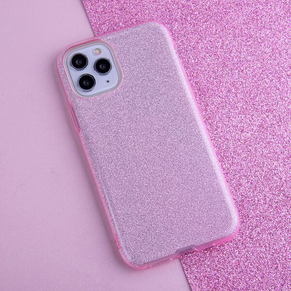 Glitter 3in1 case for iPhone 16 Pro Max 6,9&quot; pink 5907457788701