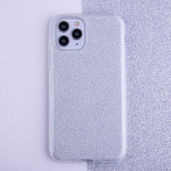 Glitter 3in1 case for iPhone 16 Pro 6,3&quot; silver 5907457788725