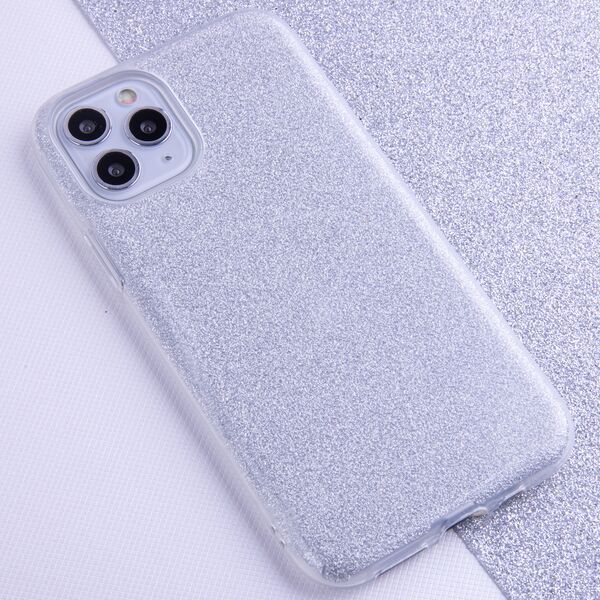 Glitter 3in1 case for iPhone 16 Pro 6,3&quot; silver 5907457788725