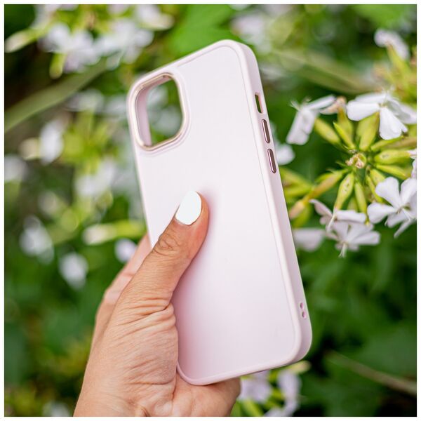 Satin case for iPhone 16 Plus 6,7&quot; pink 5907457784291