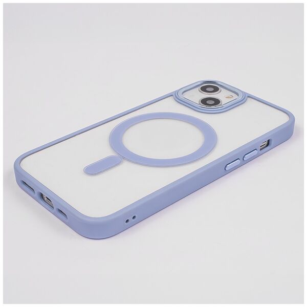 Satin Clear Mag case for iPhone 16 Plus 6,7&quot; blue 5907457788855