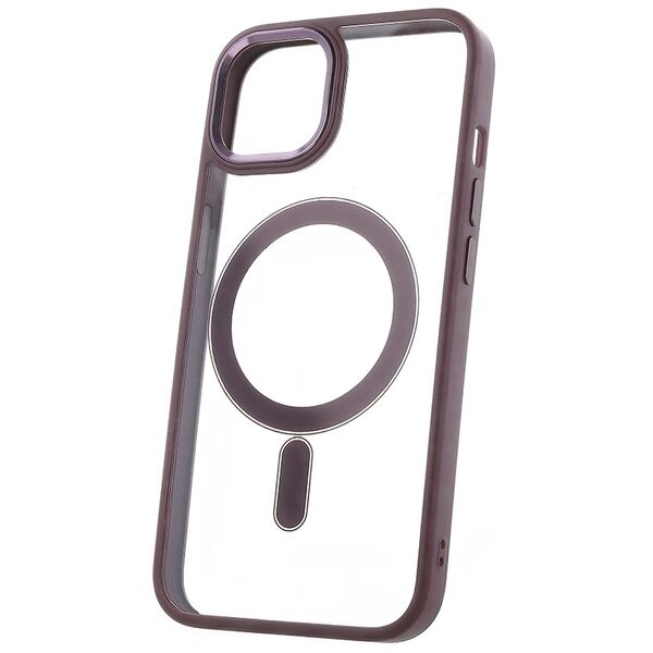 Satin Clear Mag case for iPhone 16 Pro Max 6,9&quot; purple 5907457788947