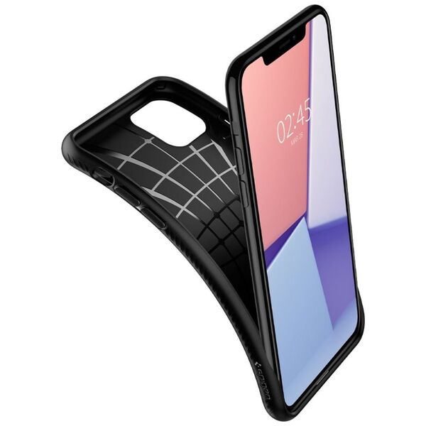 Spigen Spigen - Liquid Air - iPhone 11 - Black 8809671010293 έως 12 άτοκες Δόσεις