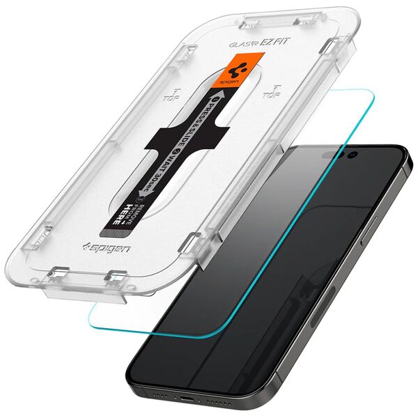 Spigen Spigen - Glas.tR EZ-FIT (2 pack) - iPhone 14 Pro - Clear 8809811866483 έως 12 άτοκες Δόσεις