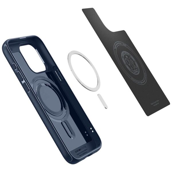 Spigen Husa pentru iPhone 15 Pro Max - Spigen Mag Armor - Navy Blue 8809896749473 έως 12 άτοκες Δόσεις