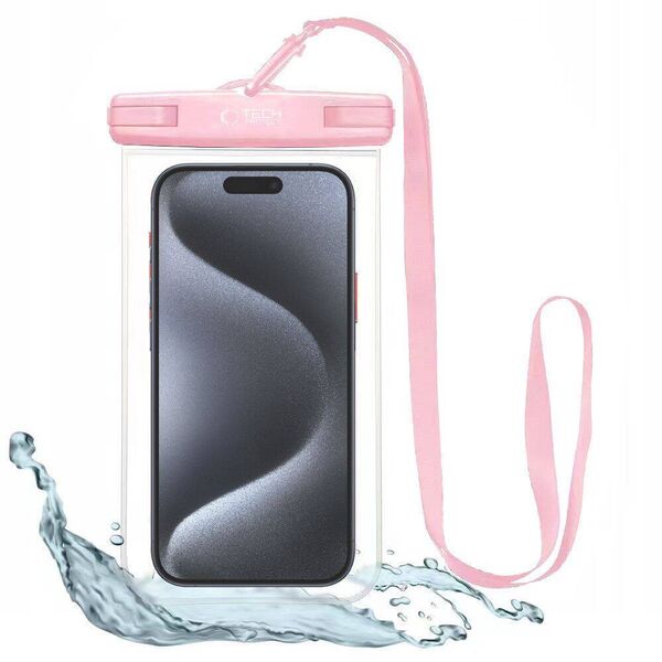 Case Tech-Protect Universal Waterproof Case pink 9589046924521