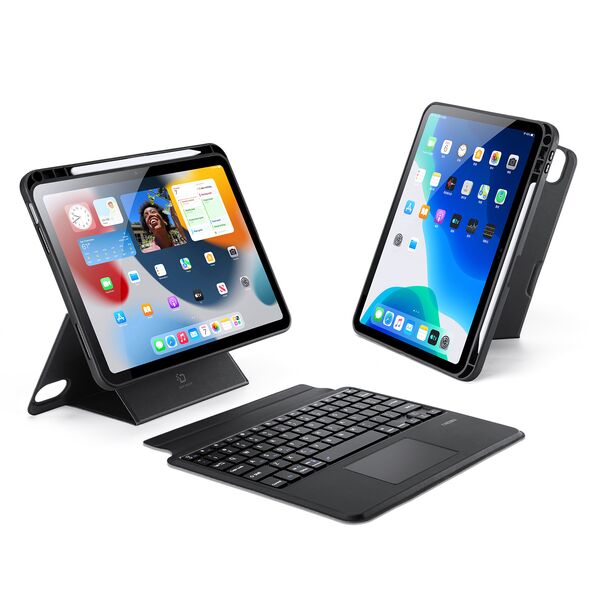 Dux Ducis DK Series Bluetooth Keyboard Case for Apple iPad 10 (2022) - Black 6934913024638