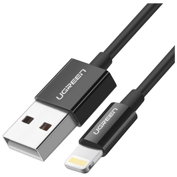 Ugreen Ugreen - Data Cable (80823) - USB to Lightning MFi, 2.4A, 2m - Black 6957303888238 έως 12 άτοκες Δόσεις