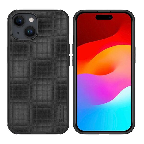 Nillkin Husa pentru iPhone 15 - Nillkin Super Frosted Shield - Black 6902048265530 έως 12 άτοκες Δόσεις