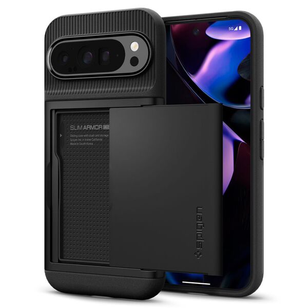 Spigen Case for Google Pixel 9 Pro XL - Spigen Slim Armor CS - Black 8809971226684 έως 12 άτοκες Δόσεις