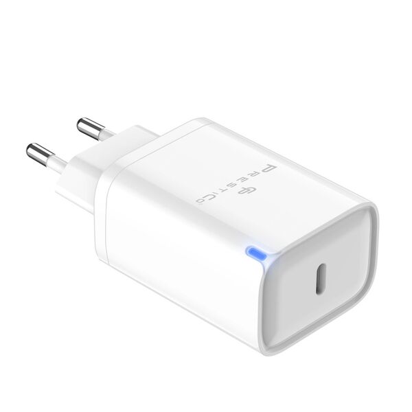 45W PD USB-C Prestico F24 mains charger, white 5904643048663