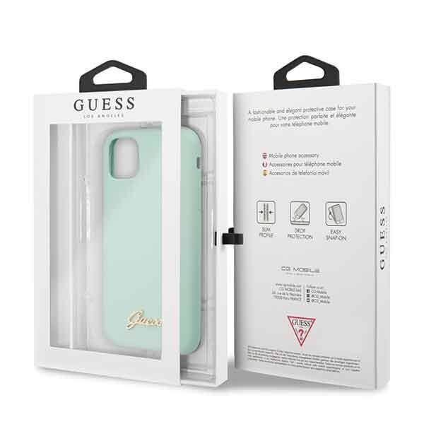 Original Case IPHONE 11 PRO Guess Hard Case Silicone Vintage Gold Logo (GUHCN58LSLMGG) mint 3700740471869