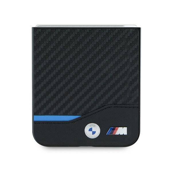 Original Case SAMSUNG GALAXY Z FLIP 6 BMW Hardcase Carbon Blue Line (BMHCZF622NBCK) black 3666339125301