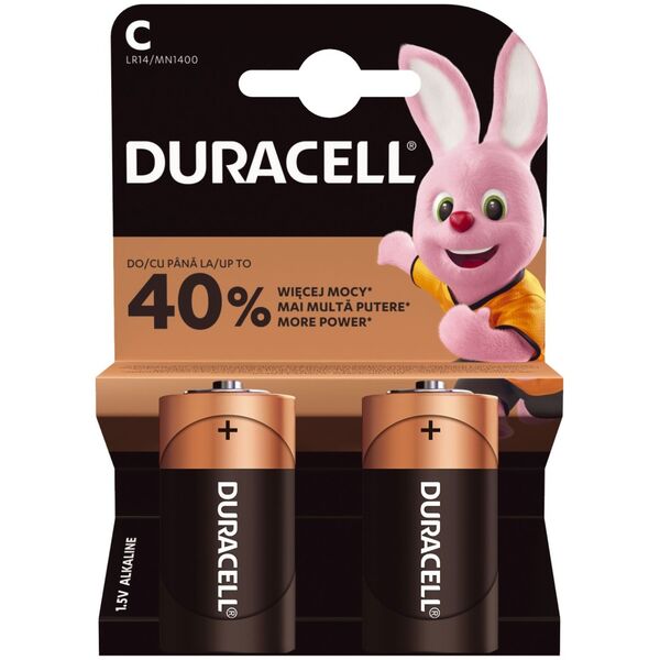 Duracell Bateria Basic C / R14 2 szt.