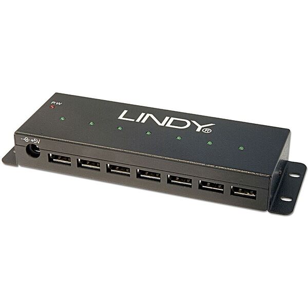 HUB USB Lindy 7x USB-A 2.0 (42794)