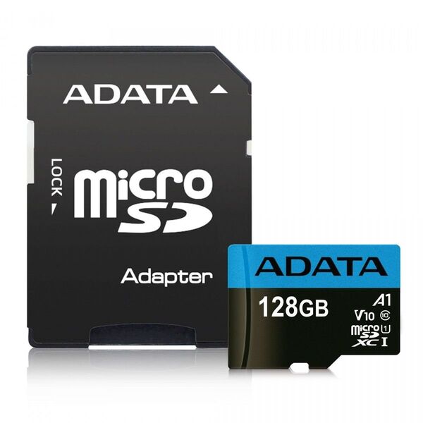 Karta ADATA Premier MicroSDXC 128 GB Class 10 UHS-I/U1 A1 V10 (AUSDX128GUICL10A1-RA1)