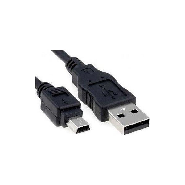 Kabel USB Akyga USB-A - miniUSB 1.8 m Czarny (AK-USB-03)