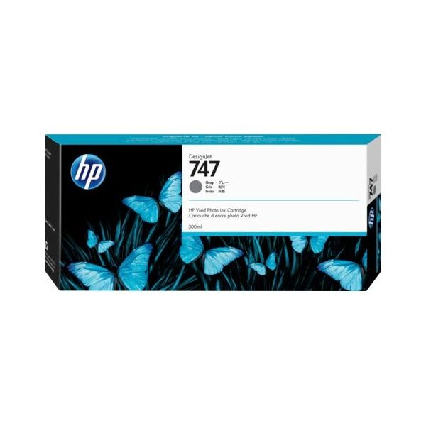 Tusz HP Tusz P2V86A, HP 747 (Gray)