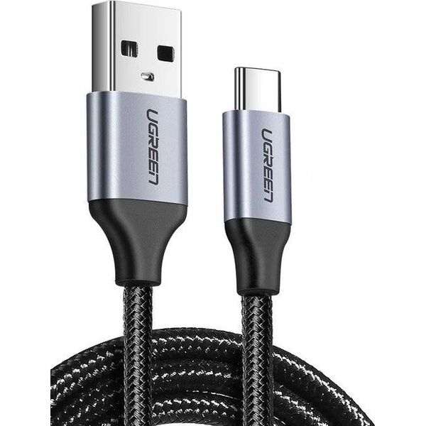 Kabel USB Ugreen USB-A - USB-C 0.25 m Czarny (60124)