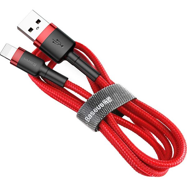 Kabel USB Baseus USB-A - Lightning 2 m Czerwony (CALKLF-C09)