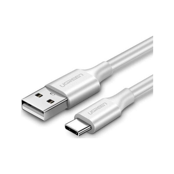 Kabel USB Ugreen USB-A - USB-C 0.25 m Biały (60119)