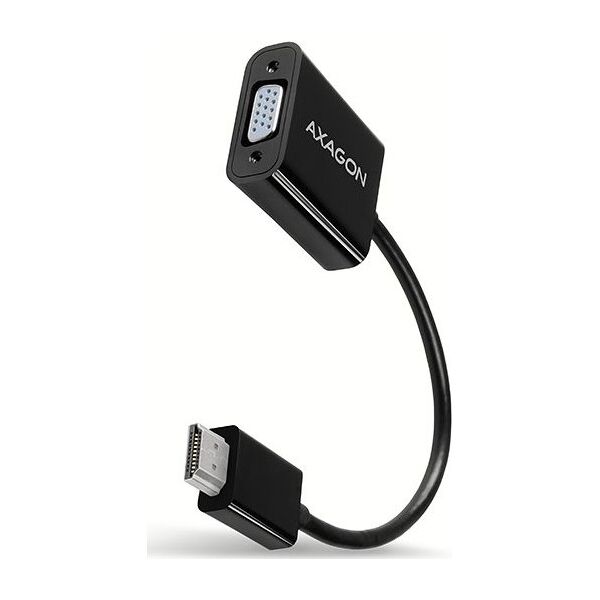 Adapter AV Axagon HDMI - D-Sub (VGA) czarny (RVH-VGN)