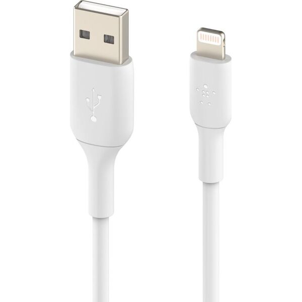 Kabel USB Belkin USB-A - Lightning 2 m Biały (CAA001bt2MWH)