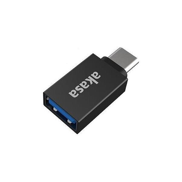 Adapter USB Akasa USB-C - USB Czarny  (AK-CBUB62-KT02)