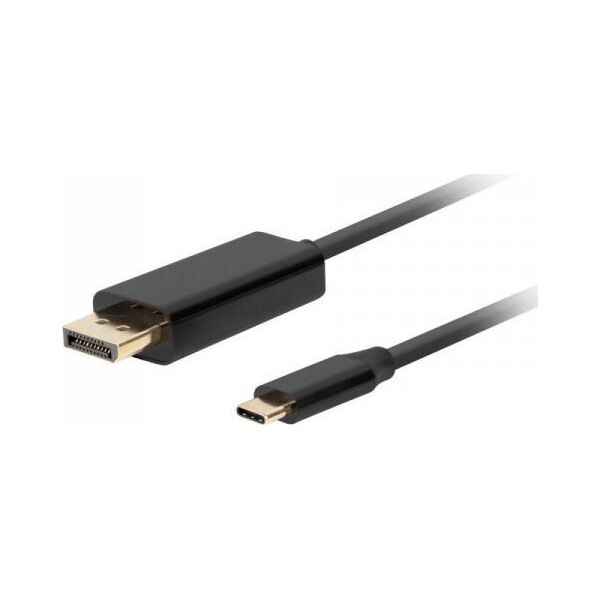 Adapter USB Lanberg Lanberg CA-CMDP-10CU-0030-BK adapter kablowy 3 m USB Type-C DisplayPort