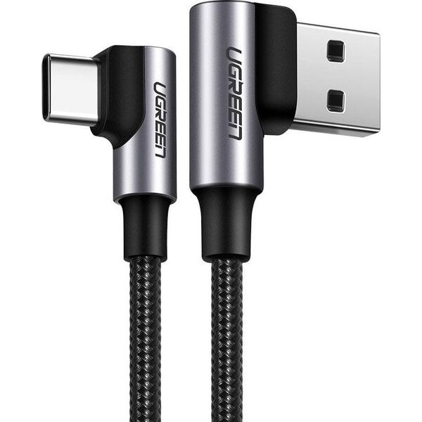 Kabel USB Ugreen USB-A - USB-C 0.5 m Czarny (20855B)