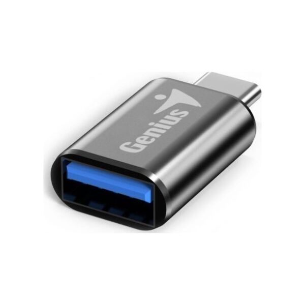 Adapter USB Genius ACC-C2A USB-C - USB Srebrny  (32590002400)